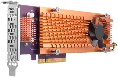 QNAP QM2-4P-384 M.2 expansion card for four-drive cache and storage setups