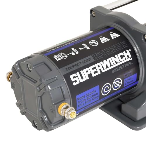 Superwinch SH1000i Hoist 1000lb 1.8HP 12V DC Eléctrico miniatura 7