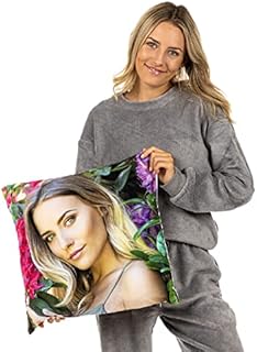 Fab Gifts Personalised Cushion Photo 100% Polyester Pillow Free Filling Edge to Edge Photo Printed Pillow DOUBLE SIDED (30x30cm)