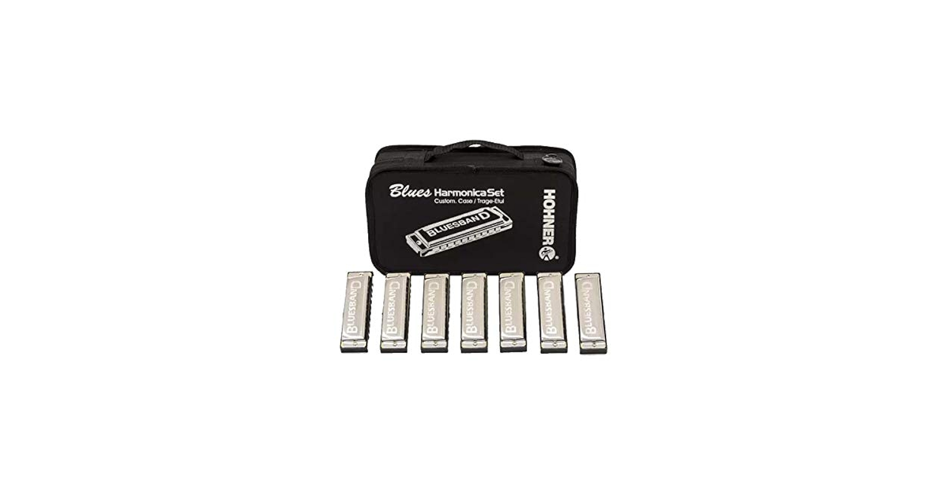 Amazon.com: Hohner Bluesband Harmonica 7-Piece Set : Musical