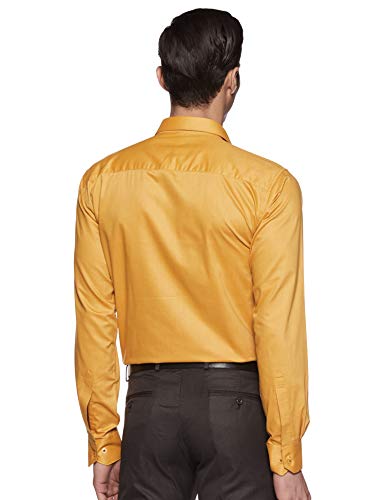 Image of Hang & Wear Men's Plain Regular fit Formal Shirt (MSCHAMBRAY-23- Tan 42