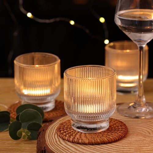 Clear Tea Light Candle Holder Set of 6-2.55' x...