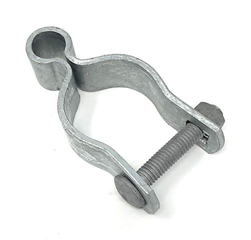 Pressed Steel Chain Link Fence Frame Hinge W/Bolt - (2 Sets Pack) (1-5/8") #TOP6