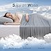 LUXEAR Cooling Blanket Twin, Arc-Chill Q-Max >0.5 for Hot Sleepers, Absorbs Heat to Keep Body Cool for Night Sweats, Lightweight Summer Cool Blankets for Sleeping, Gifts for Women & Men,Grey