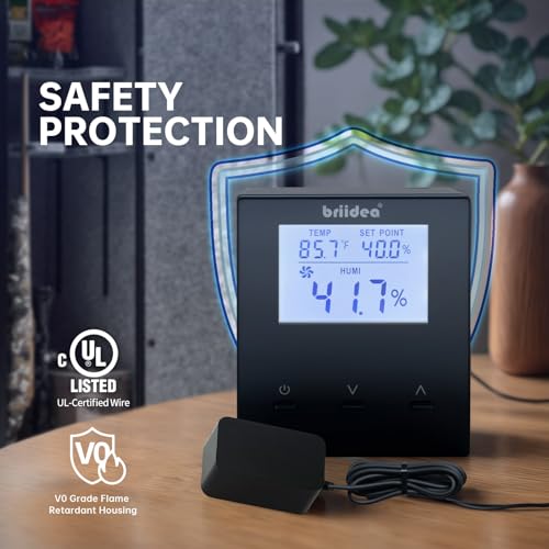 Briidea Smart Gun Safe Dehumidifier with Real-Time Humidity & Temperature Display, Protects Your Valuables from Moisture and Corrosion, Perfect for Safes up to 300 Cubic Feet by briidea - Image 4