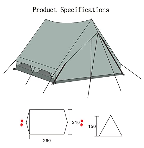VICIYOO Cotton Canvas Wall Tent