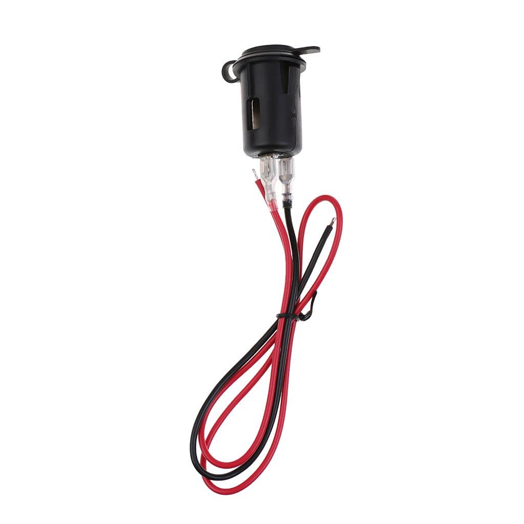 Car Motorcycle Waterproof Cigarette Lighter Power Socket With 30cm Cable-image-42