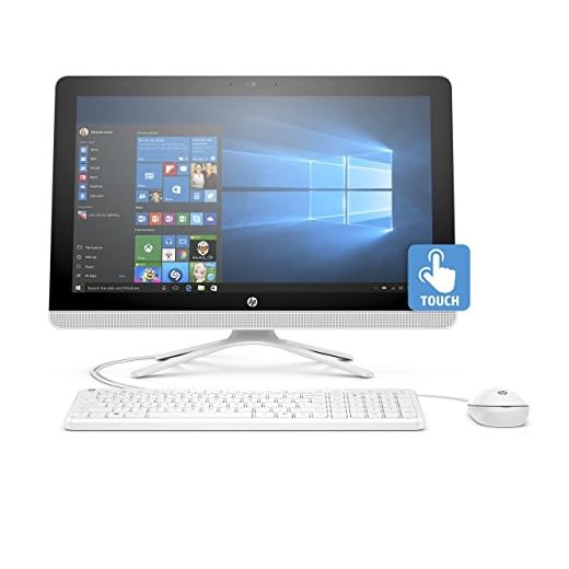 2018 Newest HP All-In-One Flagship High Performance 23.8" Full HD Touchscreen Desktop PC, AMD A8-7410 Quad-Core, 8GB RAM, 1TB HDD, DVD RW, WIFI, Windows 10 (Certified Refurbished)