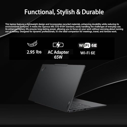 Image of Lenovo ThinkPad T14 Intel Core Ultra 5 225U Business AI Laptop, 24GB 1TB