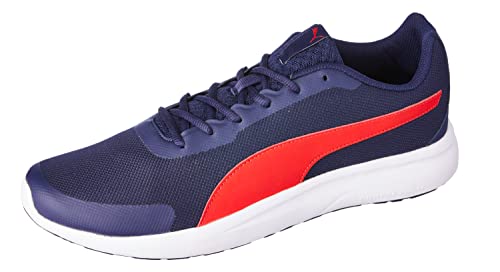 Puma Mens Wager Peacoat-High Risk Red-White Sneaker - 8UK (39141102)