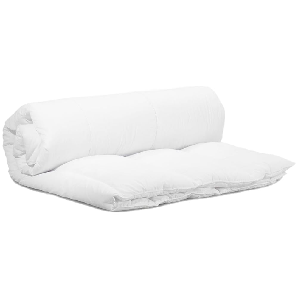 Lancashire Textiles White King Size 13.5 Tog Cotton Blend Hollowfibre Duvet - Pure Comfort Slight Second, Winter Warmth, Made In The Uk