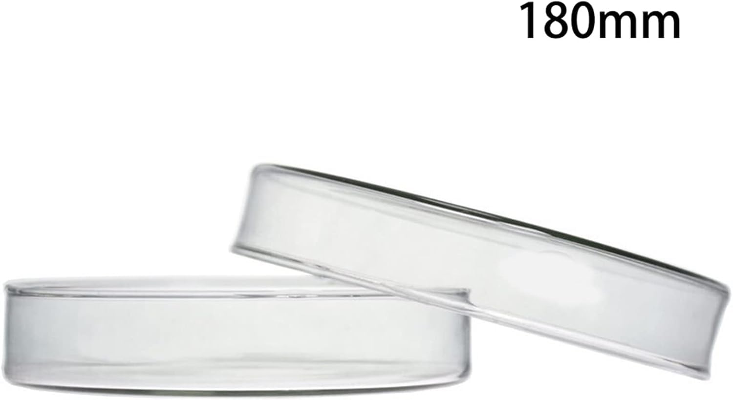 180 Mm Petrischale Aus Glas Mit Deckel, 30 X 180 Mm, 3,3 Borosilikatglas, Hitzebeständig, Dickes Glas, Laborschalen Für Bakterienkulturen, 180mm