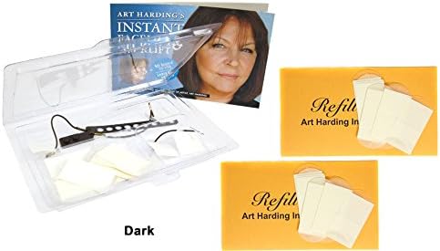 Value Pack: Art Harding's Instant Face and Neck Lift, Dark + 2 individual Art Harding's Instant Face and Neck Lift Refill Packs (20 Total Refills)
