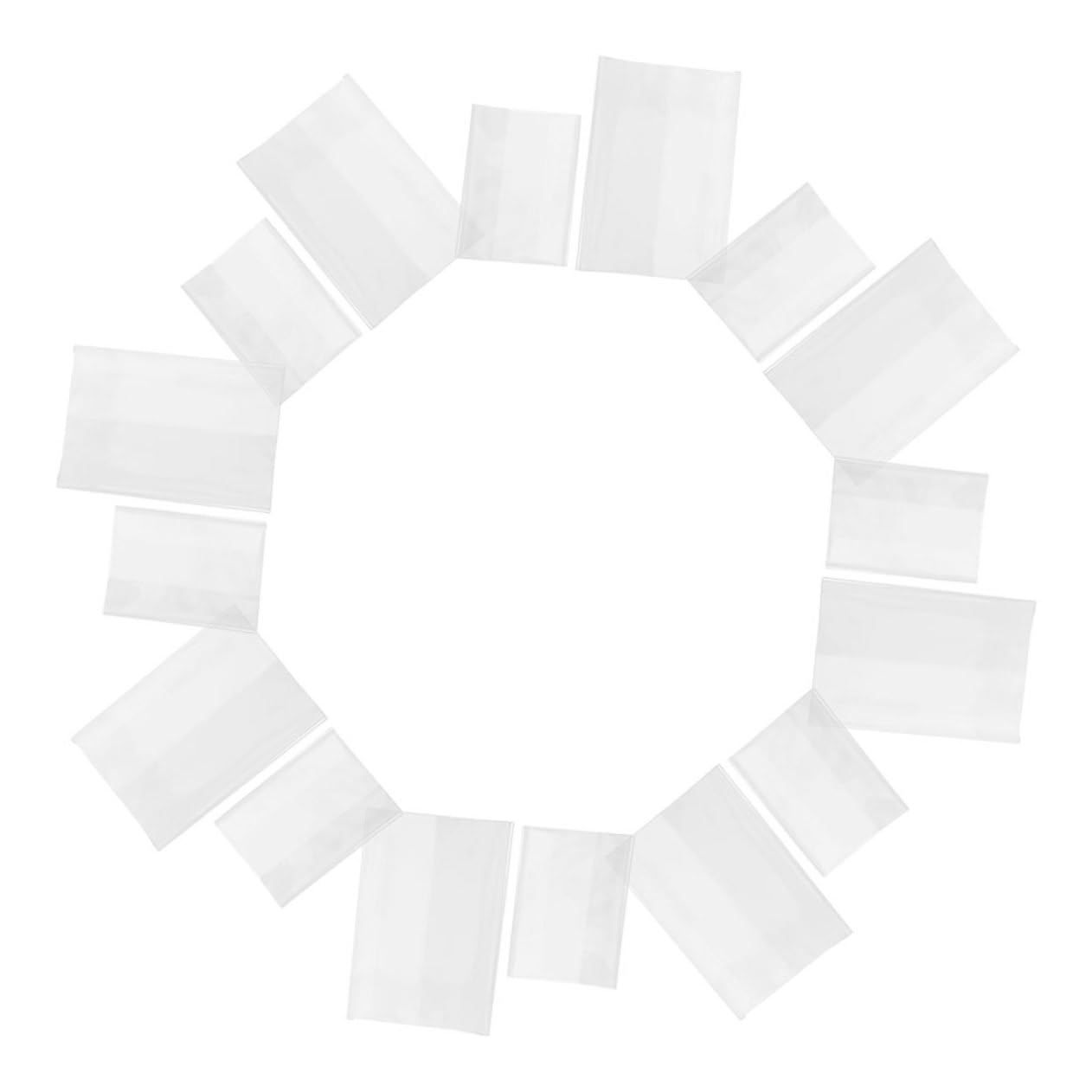 40 pièces Protège Couverture Transparent pour Film Plastique Résistant à Eau pour Manuels Scolaires et Cahiers Protectrice et Transparente