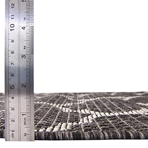 image for Unique Loom Trellis Collection Area Rug-Lattice Design, Moroccan Inspi