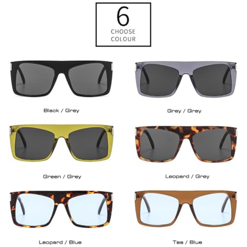 Lunettes de soleil rétro haut de gamme aux finitions rivets punk - 3