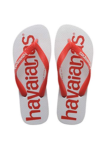 Chinelo Top Logo Mania 2, Havaianas, Adulto Unissex, Vermelho Crush, 39/40