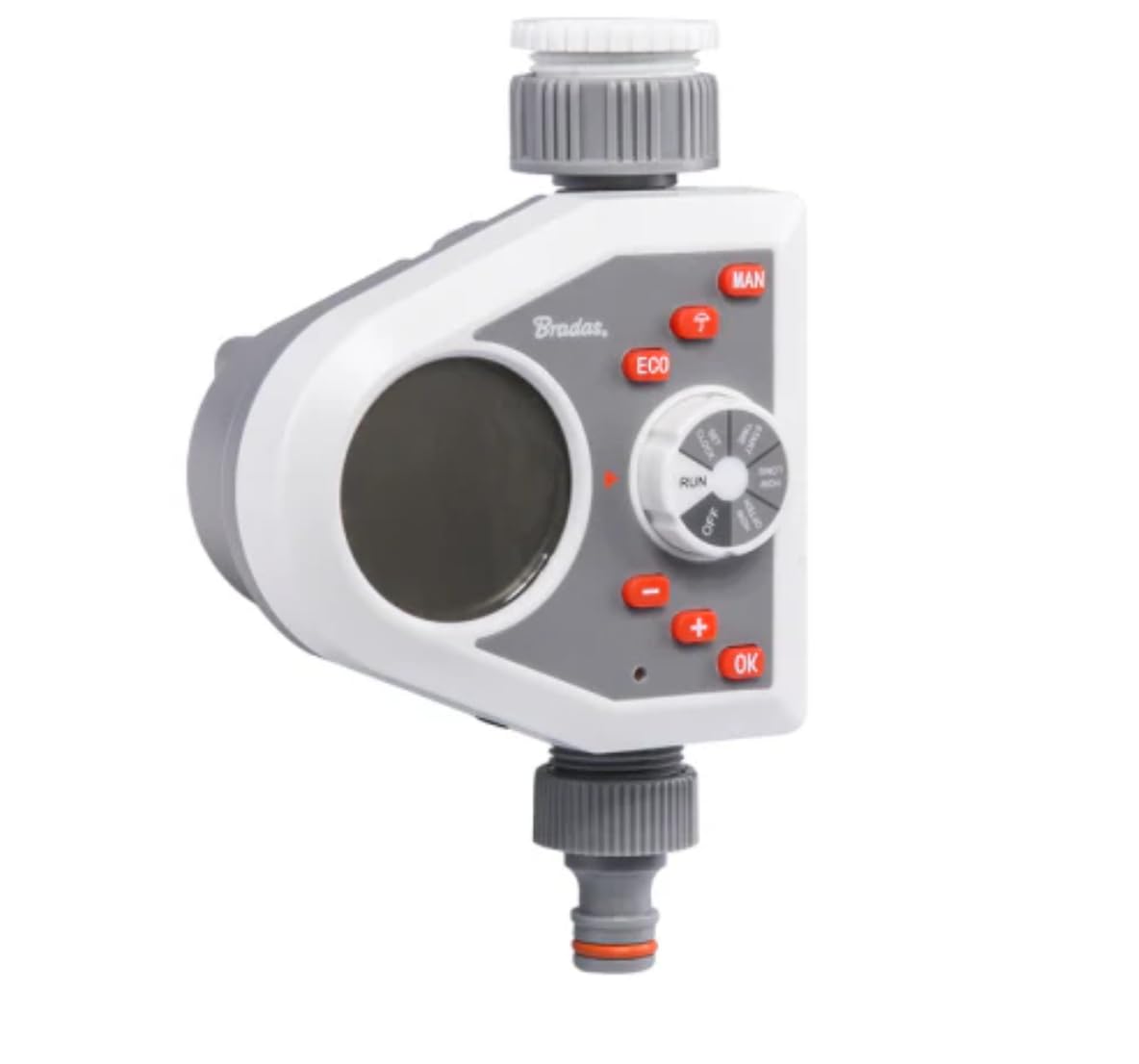 Garden Hose All Connectors Fittings Universal Standard Hozelock Valves Male Female Compatible White (1 Way Timer)