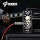 Sondery Metal Distortion Pedal für E-Gitarre, 3 Modi von Solo Turbo und Normal, Mini Effektpedal True Bypass, Art Design Series