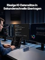 ACASIS TUB405PRO 40Gbps M.2 NVMe SSD Gehäuse mit Kühlungslüfter – kompatibel mit USB4 NVMe Anschluss, unterstützt Thunderbolt 4/3, geeignet für Mac mini M4 und MacBook Pro M5/M5 Max(ohne SSD) – Ansicht 7