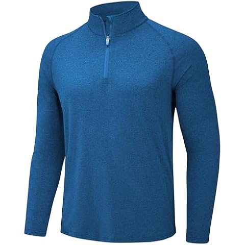 TACVASEN Men's Quick Dry Running Jumper Cover