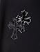 Chrome Hearts, Men's Cross Patch Banded Sweatpants, 32, Black