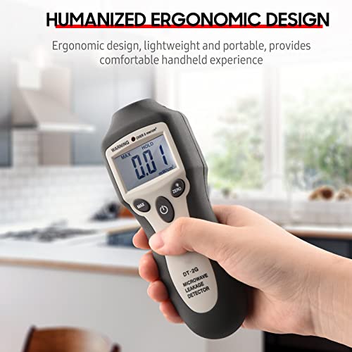 Detector digital portátil de fugas de microondas EMF miniatura 5