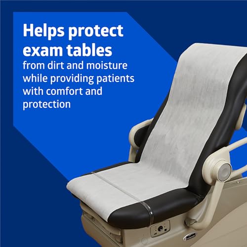Image of Medline Medical Exam Table Paper, Crepe Table Paper, 18 inches X 125 feet, Case of 12 Rolls