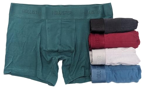 Hollister Men's Epic Flex Classic Trunk Boxer Briefs (Pack) (4" inseam) - Afbeelding 27 van 140