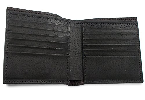 Brown Genuine Alligator Skin Hipster Wallet Handmade With 12 Card Slots #TOP2