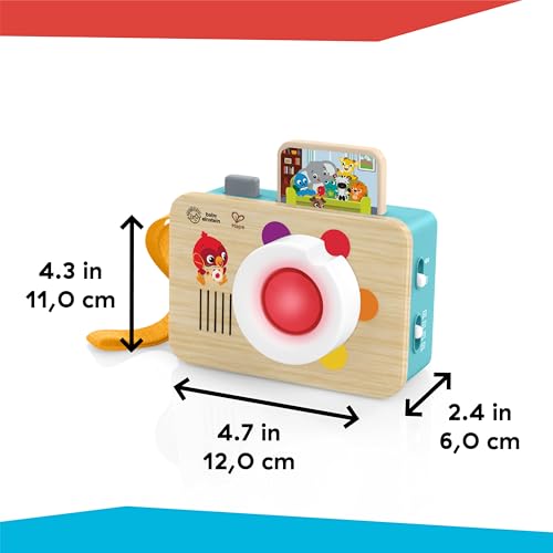 Baby Einstein, Hape Learning Lens Spielzeugkamera – Lernkamera Für Babys Ab 6 Monaten, Vermittelt Farben & Feinmotorik, 6 Farben In 4 Sprachen, 30+ Sätze, Melodien & Kameratöne