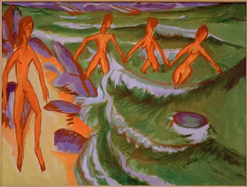 Peinture Poster Impression Tableaux Graffiti Art Mural Kirchner Moderne 60x90