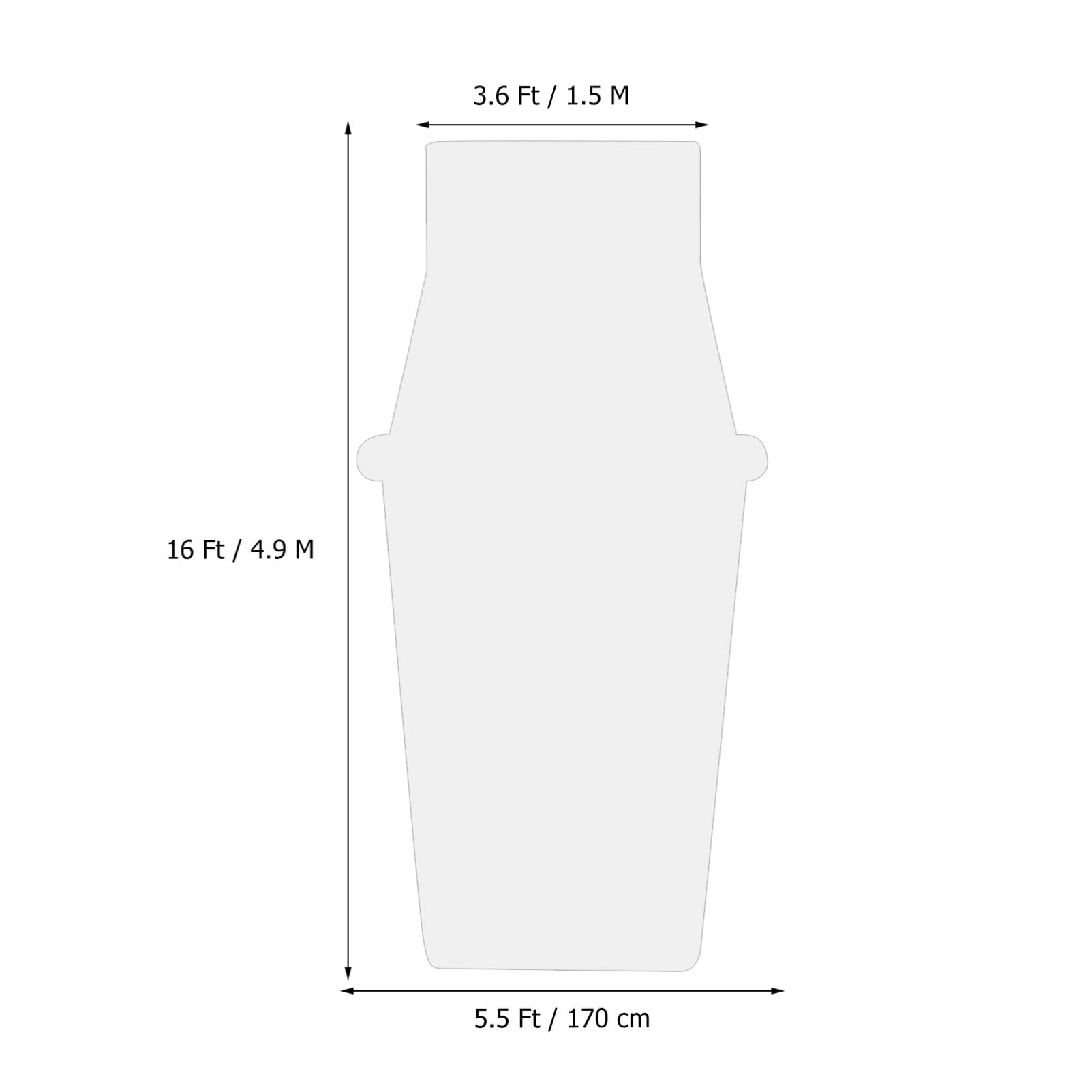 ULTECHNOVO 170t Outdoor Car Cover XL Silver Coated Protector for Snow Wind Protection Versatile Weather Automobile Cover for — view 3