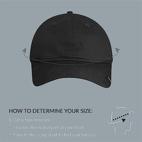 Kangol Cotton Adjustable Baseball Hat For Women And Men, One Size Fits Most, Black #TOP4