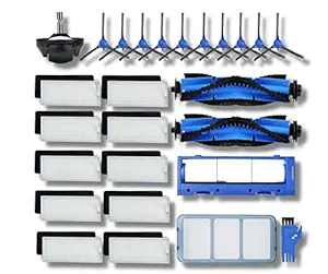 Avaenzo 26 Pack Replacement Parts Compatible for Eufy Robovac 11s 12 25C 30C 39C Side Roller Brush Filter Brush Cover/Guard Caster Wheel Accessories