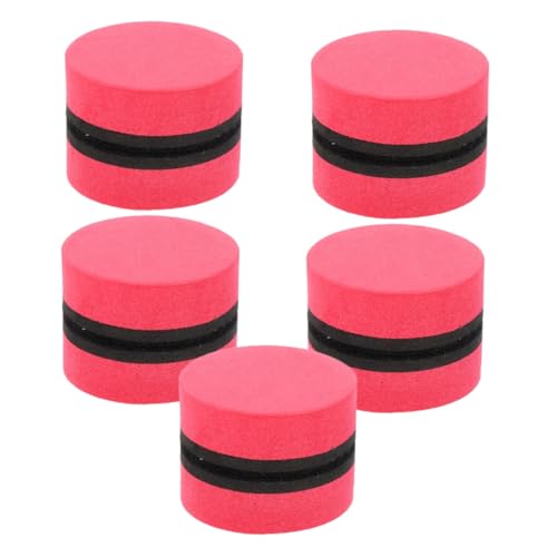 DOITOOL 10 Piezas Pizarra Magnética Imán Junta Magnético Boquiabierto Material De Oficina Gomas De Borrar Borrador De Tablero Seco Mini Borradores De Pizarra Tela De Fieltro Rojo