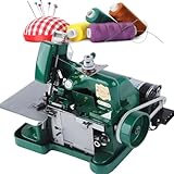 Overlock-Nähmaschine – Metallrahmen-Design in Industriequalität, perfekt für dicke Stoffe, langlebige und zuverlässige Nählösung