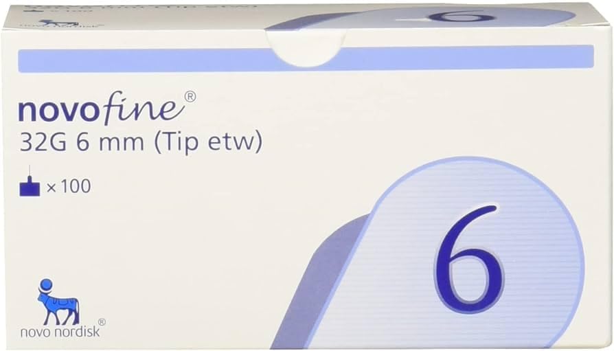 Novofine 32G 0.23/0.25x6mm, 100pcs/box,adults