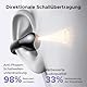 UGREEN HiTune S3 Bluetooth 5.4 Kopfhörer, Open-Ear-Clip Kabellose Kopfhörer mit 5,2g Lightweight, ENC Noise Cancelling für Anrufe, Deep Bass, 30h Playtime, USB-C Schnellaufladen und IPX5 Wasserdicht
