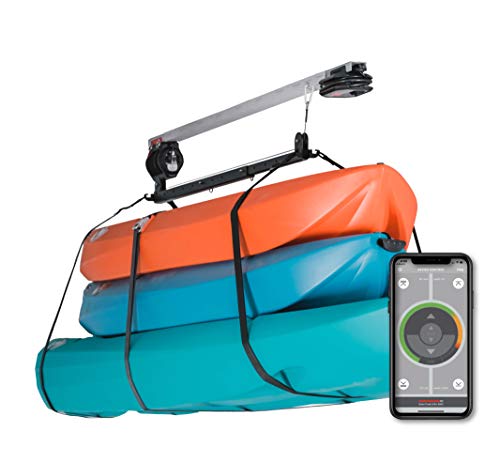 Garage Smart Universal XL Lifter. Motorized Garage Storage Hoist. iOS & Android Compatible