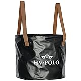 HV Polo HVPL - Cubo para caballos, color negro