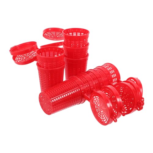 BIUDECO Fishing Bait Bait Basket for Fish Pack of Plastic Lure Cages for Carp Fishing Equipment