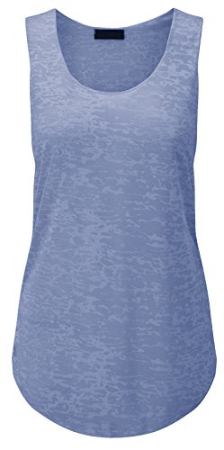 The Celebrity Fashion Débardeur de sport ample pour femme Motif graphique brûlé Taille 36-54 - - Small Cover