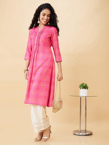 Image of Globus Women Straight Mid Rise Off White Solid Palazzos, 28
