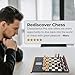Millennium ChessGenius Pro Wood Edition M818 – Electronic Chess Board with Handcrafted Wooden Pieces & 2200 ELO Adaptive AI Coach, Magnetic Travel Design & HighSensity Pressure Sensors