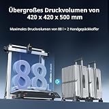 Anycubic Kobra 3 Max 3D-Drucker, 420x420x500mm Riesiger Druckgröße, 600 mm/s Schnelles Drucken, Stabilere...