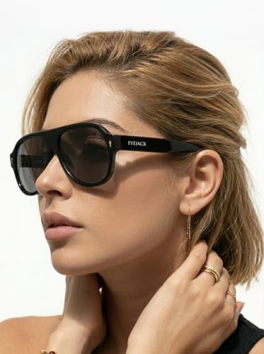 Image of EYEJACK by Voyage UV Protected Aviator Sunglasses for Men & Women