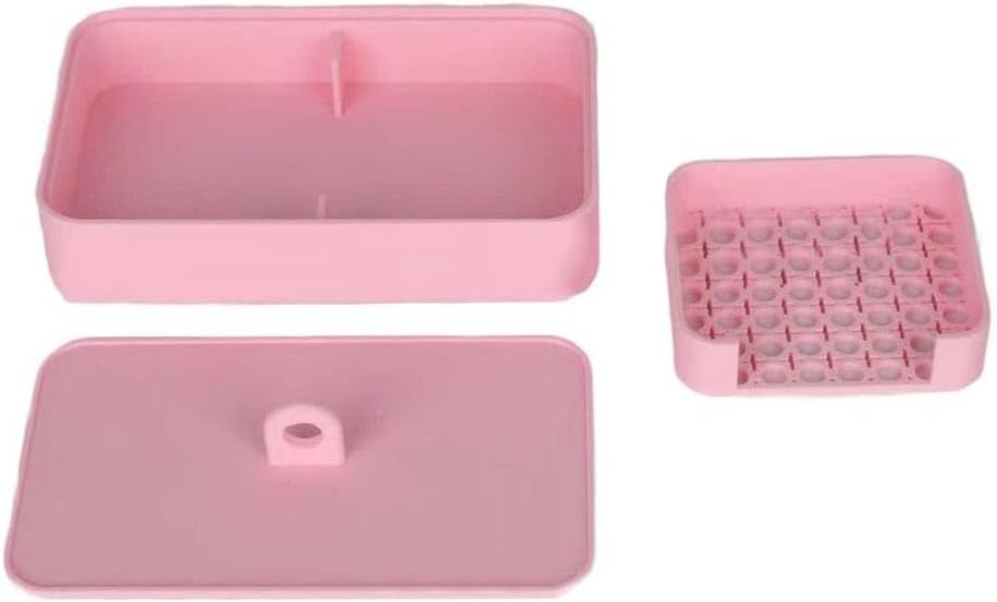 Efficient For Polymer Clay Cornstarch Container For Workspace Organization, Allows Easy Pouring And Powdering Of Cutters For Smooth Crafting Experience(Pink)