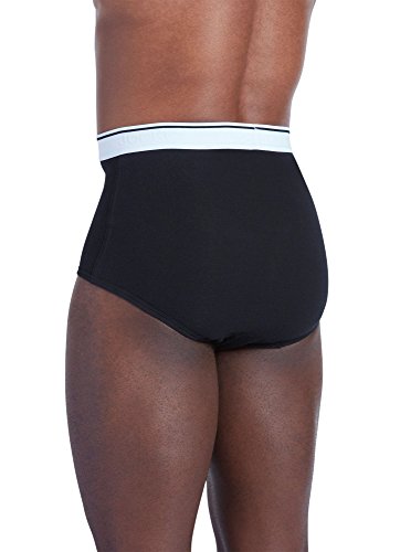 Jockey Men's Underwear Pouch Brief - 3 Pack, Black, XL2