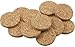 Rocky Mountain Goods Bumper Cork Pads with Adhesive Back - 24 - Ideal for cabinets, on table top items to prevent scratching, furniture or electronics - Does not retain heat - Quietest bumper
